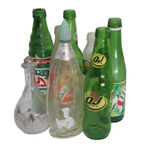 Antique 8pc Soft Drink Bottles Set