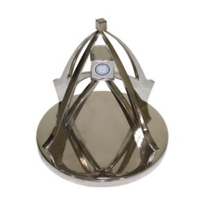 Antique Sterling Trophies Clock