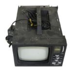 Antique old Awanti black white tv