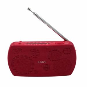 راديو قديم من سوني لون وردي