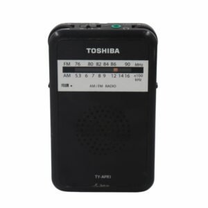 راديو من توشيبا APR1 قديم حجم صغير لون اسود