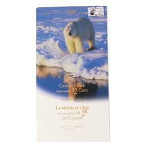 عملة كندا جديدة غير متداولة 2 دولار اصدار 1996