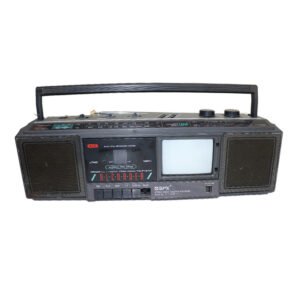 تلفزيون من تفب 10 كاسيت راديو أبيض وأسود تف 3 في 1