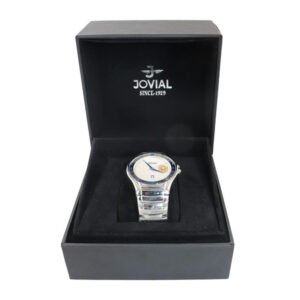 JOVIAL 4533G STAINLESS STEEL WATER RESISTANT WATCH