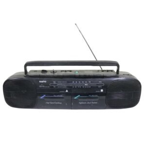 مسجل كاسيت قديم للبيع مشغل شريطين وراديو من سوني قديم