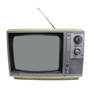 تلفزيون قديم خشب | تلفزيون قديم ابيض واسود من توشيبا لعشاق الانتيكات والمقتنيات