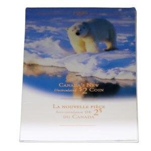 عملة 2 دولار كندي قديمة غير متداولة اصدار 1996