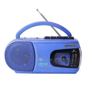 Antique Cassette Player RM-P3 Blue Color