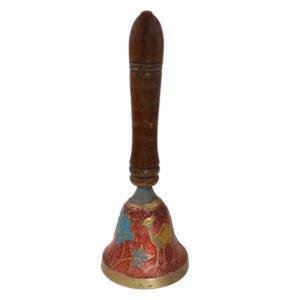 Antique Bell Wooden Handle Prayer Bell (Ghanti)