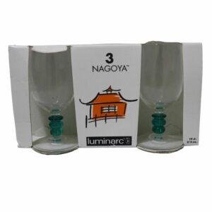 Antique Glass Nagoya Luminarc 2pc Set Glass