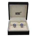 Antique Ringer Mont Blanc Blue Cufflinks