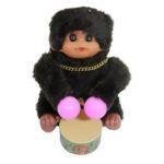 Antique Vintage Toys Rocker Spoilt Monkey Child Toy 2pc