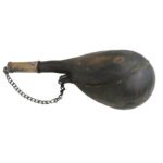 مذخرة بارود جلدية قديمة حجم كبير