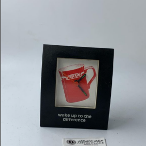 ساعة طاولة ومنبه من دعيات نسكفيه قديمة