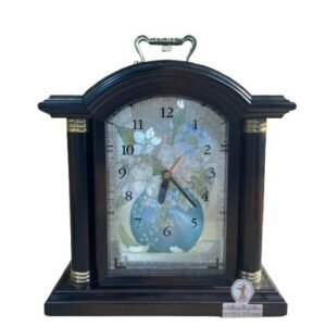 ساعة طاولة و مخزن تعليق