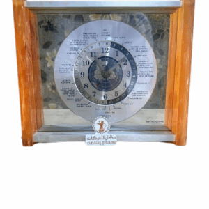 ساعة طاولة او مكتب يصل ارتفتعها 19 سم شغالة ب البطاريات