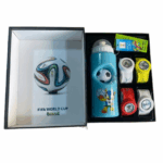 بوكس هدايا يحمل شعار كأس العالم 2014 في برازيل مخزن بحالة ممتازة