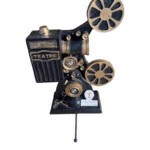 مجسم بروجيكتر على الشكل القديم جميل للعرض والديكور يحتوي على اضاءة تشتغل بالبطارية بارتفاع 33 سم