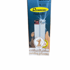 كشاف من سانيو مخزن غير مستخدم بحالة ممتازة يشتغل بالشحن صناعة اندونيسيا مع ارتفاع 11 سم