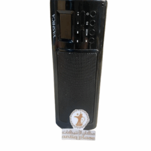 مكبر صوت متنقل مخزن بحالة ممتازة شغال % 100 يحتوي علىFM